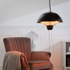Wall-Mounted/Hanging Electric Patio Heater Infrared Garden Outdoor Heat Settings