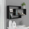 Floating Wall Mounted Bookshelf Hanging Storage Display Shelf Unit Multi Colours