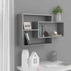 Floating Wall Mounted Bookshelf Hanging Storage Display Shelf Unit Multi Colours