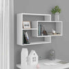 Floating Wall Mounted Bookshelf Hanging Storage Display Shelf Unit Multi Colours