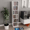 Stylish 8-Tier CD Cabinet Display Shelving Chipboard Freestanding Storage Furnit