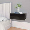 2pcs Floating Nightstands Wall-Mounted Shelf Table with Drawer Chipboard Bedroom