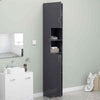 Bathroom Tallboy Cabinet Storage Cupboard Unit Freestanding with Door Shelves