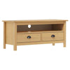 vidaXL TV Cabinet Hill Solid Pine Wood Stable and robust Large storage space