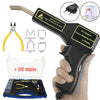 Hot Stapler Plastic Repair Car Bumper Fender Fairing Welder Gun Kit +200 Staples