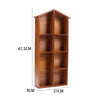 Vintage Wooden Storage Unit Wall Floating Shelves Storage Display Shelf Cabinet