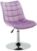 Soft Ibiza Lilac Velvet Dressing Table Bedroom Makeup Chair, Vanity Lounge