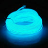 LED Car Interior Atmosphere EL Wire Neon 12V 1/3/5m String Strip Cold Light Lamp