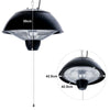 Infrared Ceiling Hanging Mount Electric Patio Heater Remote/Switch Outdoo/Indoor