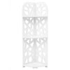 Corner Storage Rack 3 Tier White Shelving Unit Bathroom Stand Shelf Shower Caddy