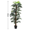 Large Artificial Potted Tree Realistic Fake Tropical Plant Indoor Outdoor Decor
