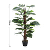 Large Artificial Potted Tree Realistic Fake Tropical Plant Indoor Outdoor Decor