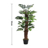Large Artificial Potted Tree Realistic Fake Tropical Plant Indoor Outdoor Decor