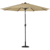 Large Garden Patio Parasol 300cm Tilting Umbrella Sun Shade with Crank Handle