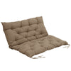 2 3 Seater Tie-On Garden Bench Cushion Swing Chair Replacement Seat Pad Backrest