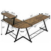 L-Shaped Computer Corner Desk PC Table Workstation Home Office Study Furniture