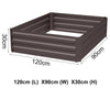 Steel Raised Plant Bed Garden Flower Planter Vegetable Box Planting Grow Bag NEW