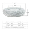 3XL XL L Soft Calming Dog Bed Anti-Anxiety Pet Donut Cuddler Winter Warm Cat Bed
