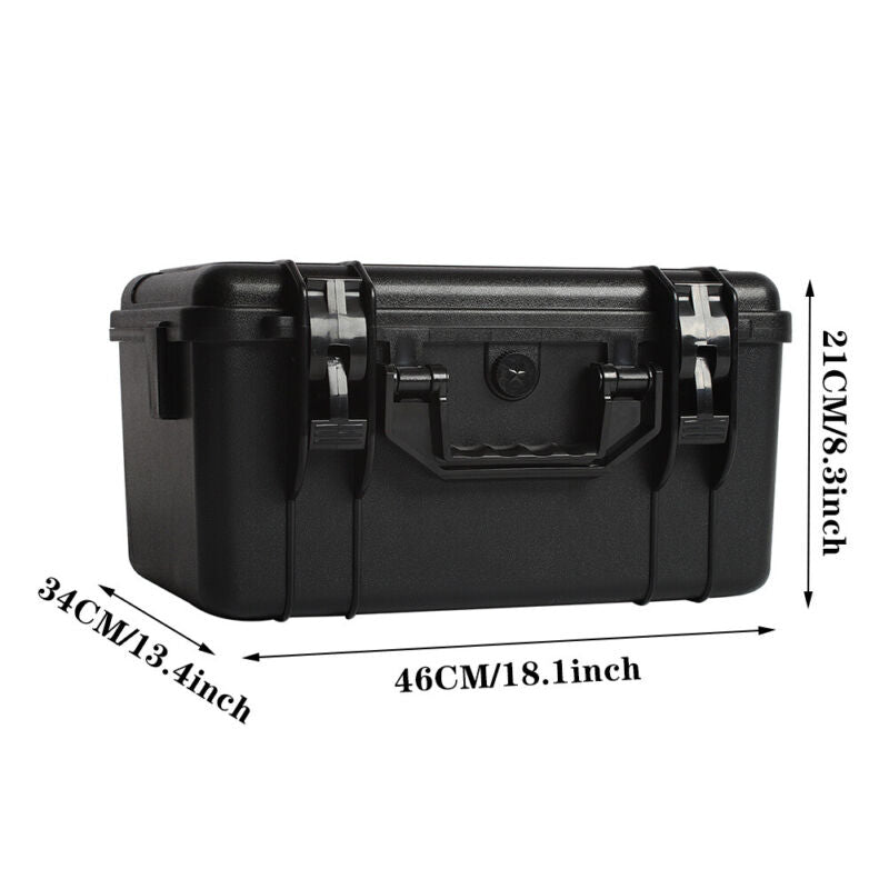 Waterproof Hard Plastic Carry Cases Cam Lens Storage Tool Box Portable Organizer