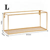 Metal Wire Shelf Unit Floating Shelf Room Kitchen Office Wal Mount Storage Rack