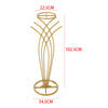 Gold Mermaid Wedding Flower Stand Metal Pedestal Centrepiece Decor UK