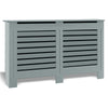 White Radiator Cover Small Large MDF Slat Wood Cabinet Shelf Grill Furniture