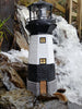 SOLAR POWERED LIGHTHOUSE ROTATING LED GARDEN LIGHT HOUSE DECOR