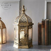 Brass Effect Moroccan Style Metal Lanterns Small Medium Large