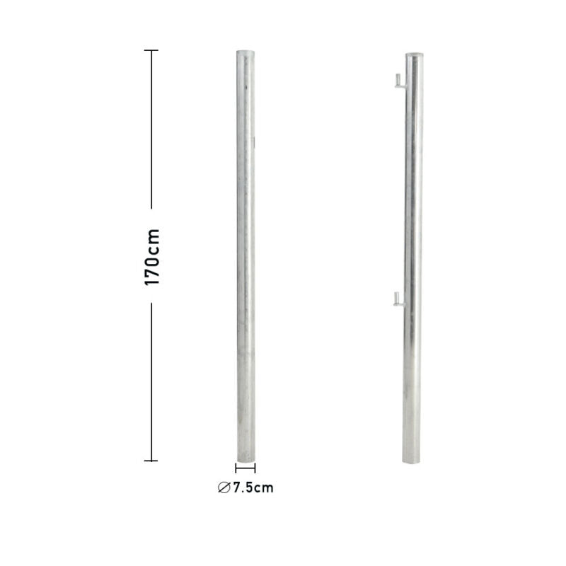 3-12FT Galvanised Metal Garden Gates Farm Dog Lamb Outdoor 7Bar Gate Single Door