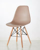 Set of 4 Dining Chairs Retro Wooden Legs Office Kitchen Lounge Chair