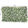 Garden Expandable Hedge Screening Fence Artificial Laurel Leaf Wicker Fencing UK