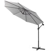 3M Garden Outdoor Banana Parasol Sun Shade Patio Hanging Umbrella Cantilever UK