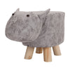 Padded Cow Shape Stool Cute Chidrens Kids Decoration Footrest Wood Frame Legs UK