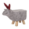 Animal Ottoman Footstool Padded Cushion Pouffe Stool Rest Children Toy Kid Chair