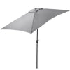 2m x 3m Garden Umbrella Canopy Outdoor Patio Rectangle Parasol Sun Shade Shelter
