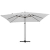 XL 3x3m Square Banana Parasol Outdoor Garden Patio Cantilever Hanging Umbrella