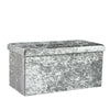 Ottoman Storage Seat Stool Trunk Toy Chest Bedding or Blanket Box Folding Bench