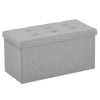 Large Ottoman Box FootStool Folding Storage Toy Seat Pouffe Colors 76*38*38cm