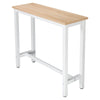 Bar Table Kitchen Counter Breakfast Desk Pub Cafe Dining High Table 120x40x100cm