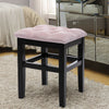 Vanity Dressing Table Stool Soft Wood Makeup Chair Vanity Stool Piano Stool Seat