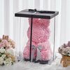LED Foam Rose Rabbit Bunny Artificial Flower Doll Wedding Birthday Gift With Box