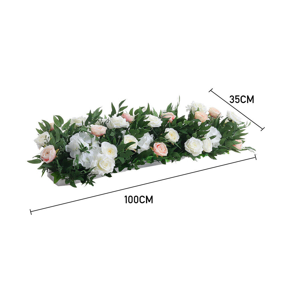 Artificial Wedding Floral Flower Row Top Table Backdrop Arch Arrangement Decor