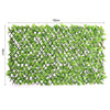 Garden Expandable Hedge Screening Fence Artificial Laurel Leaf Wicker Fencing UK