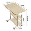Adjustable Mobile Laptop Table Notebook Desk Sofa Bed Tray Computer StorageShelf