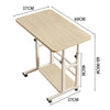 Adjustable Mobile Laptop Table Notebook Desk Sofa Bed Tray Computer StorageShelf