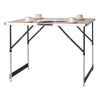 Portable Camping Table Alu Folding Adjustable Height Outdoor Picnic Party Desk