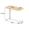 C-shape Mobile Laptop Desk Bed Sofa Side Desk Lifting Table Standing Workstation
