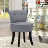 Upholstered Velvet Dressing Table Stool Chair Makeup Padded Bedroom Furniture UK