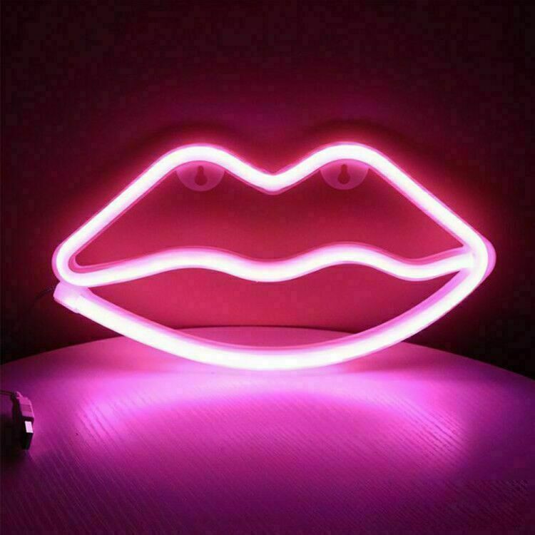LED Neon Sign Art Decor Bar Light Wall Light Kids Room Home USB/Battery Powered
