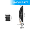 Sun Umbrella Parasol Cover Waterproof Weatherproof Outdoor Courtyard Heavy Duty